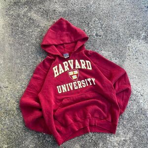 Vintage Harvard University College Hoodie